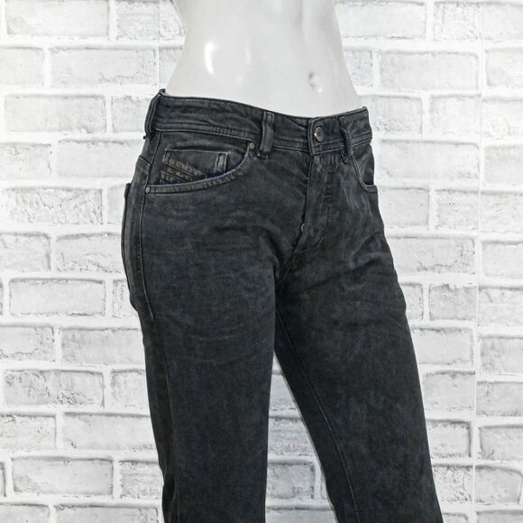 DIESEL Black Gold Women's Skinny denim Jeans faded black size 27 - Picture 11 of 14